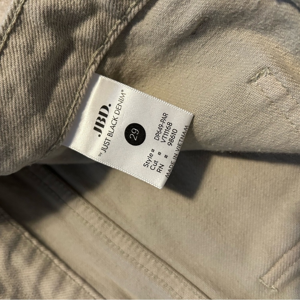 Just Black Denim Utility Wide Leg in Moonstone size 29 - Picture 4 of 7